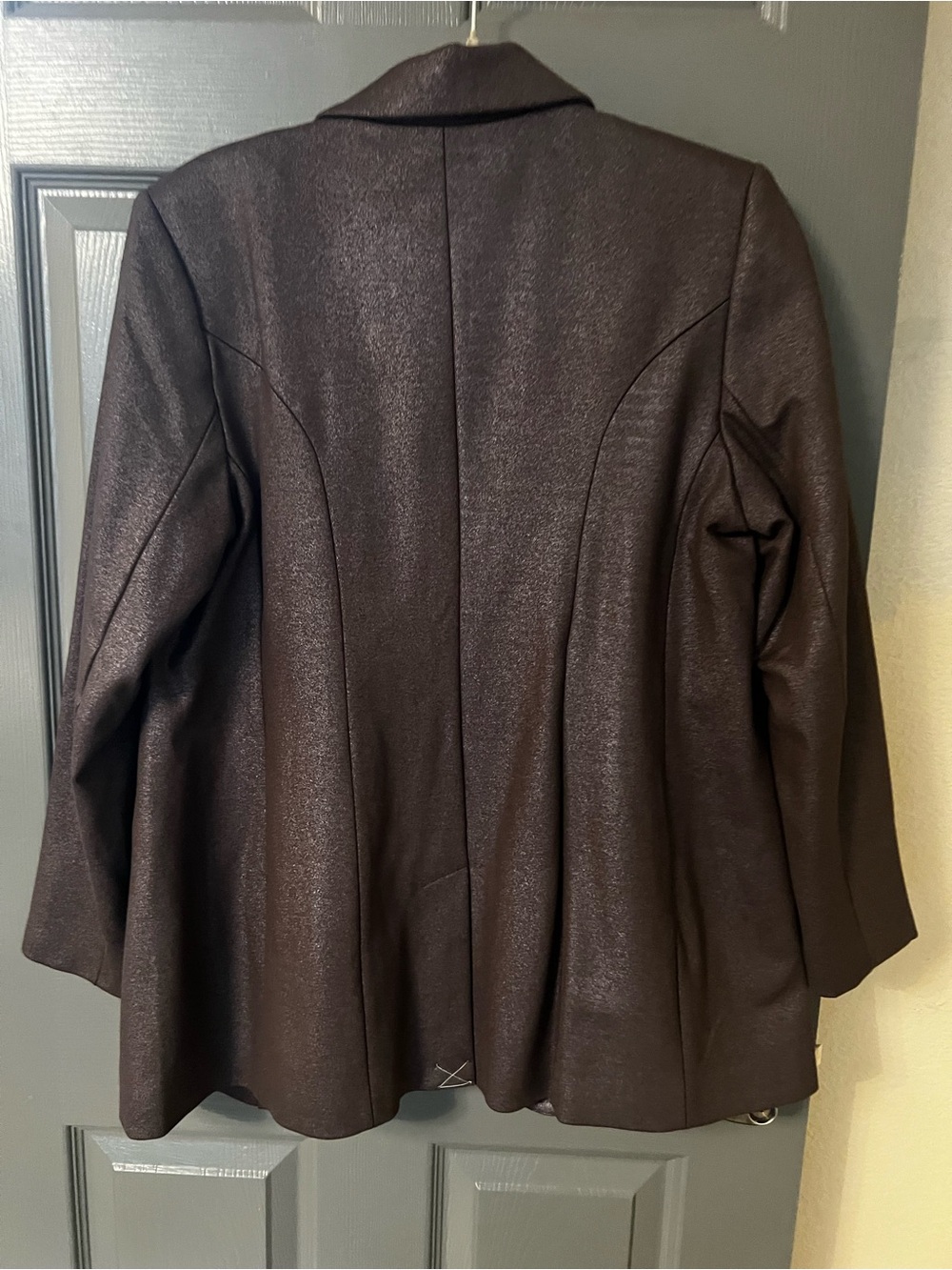 Express Metallic Brown Blazer Jacket - Picture 3 of 12
